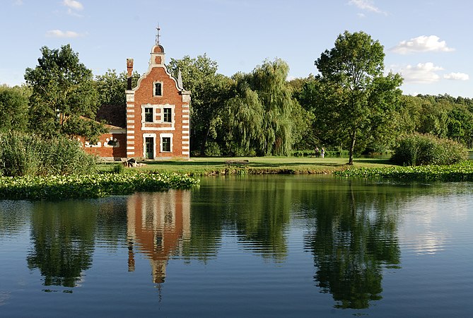 Dutch House ("Hollandi ház") in the park of the Festetich Palace, in Dég, Fejér county, Hungary. Built in 1891. Author: Zoli7