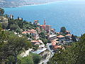 Le village de Mortola Inferiore en Italie, entre Vintimille (dont Mortola Inferiore est un des hameaux, "frazione" en italien) et la frontière française.