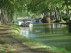 Près du pont des demoiselles à Toulouse.