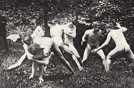 Students Wrestling