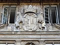 Coats of arms above the doorway