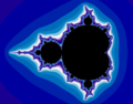 Mandelbrot set with well defined colour stripes