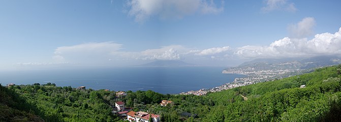 Gulf of Naples, Sorrento. A view from Sant'Agata sui Due Golfi (Massa Lubrense)