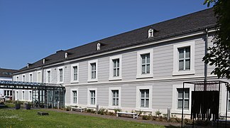 Episcopal museum in Trier, southeast view.