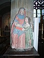 Eglise Sainte-Geneviève : statue de sainte Anne avec la Vierge Marie