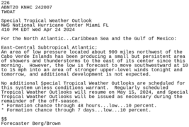 NHC Special Tropical Weather Outlook on April 24, 2024.png
