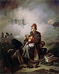 Thumbnail for File:'Oorlogsleed', woman and child at the Battle of Waterloo.jpg