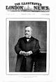 French biologist Louis Pasteur (1822-1895) in the 1895 death tribute by "The Illustrated London News".