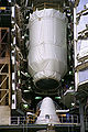 Centaur upper stage before it is mating to the Titan IVB rocket