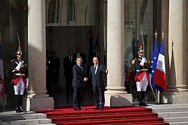 2012 inauguration ceremony of the President of France