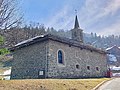 La Chapelle de Mussillon Notre-Dame-des-Neiges à Méribel, au cœur du domaine des Trois-Vallées en Savoie.