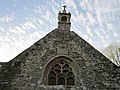 La façade de la chapelle Saint-Sauveur, partie haute.