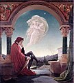 Dante Meditating the Episode of Francesca da Rimini and Paolo Malatesta, Joseph Noel Paton, 1852