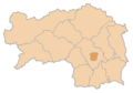 Location of Graz within Styria