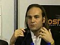 Mark Shuttleworth of Ubuntu Foundation, talking at WSIS 2005 in Tunis.