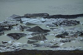 Argentina - Bariloche trekking 001 - icebergs of ventisquero negro (Black Glacier) on Cerro Tronador (6797396755).jpg