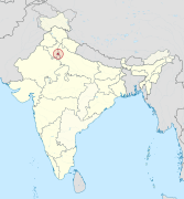 National Capital Territory of Delhi in India (special marker) (disputed hatched).svg