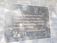 Poem by William Wordsworth near Pune Zero Stone.jpg