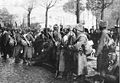 Siberian infantry troops during a rest in Warsaw 1914