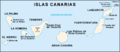 Mapa de las Islas Canarias