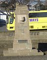 A monument commemorating the restoration of Bideford's port status