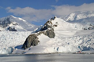 Glaciers in Paradise Bay (Antarctica)