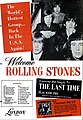 trade ad for 1965 Rolling Stones' North American tour