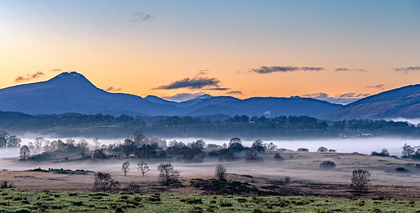 Sunset in The Trossachs, Scotland