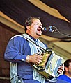 the late great Beau Jocque at the New Orleans Jazz Fest, 1997