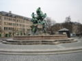 Bahnhofsplatz mit Centaurenbrunnen