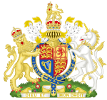 Coat of Arms of King Charles III in Right of the United Kingdom
