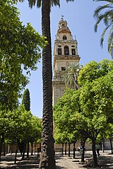 Minaret converted to bell tower for the Cathedral of Cordoba