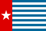 Flag of West Papua (The "Morning Star Flag")