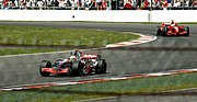 Leading the British GP