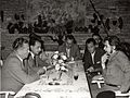 Tito with Ernesto Guevara, Cuban Good Will Mission with the associates, 1959