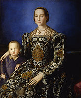 Bronzino Portrait of Eleonora di Toledo (1545)