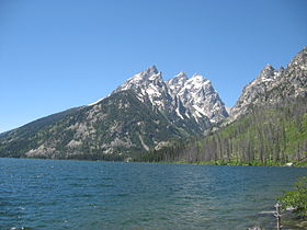 The Tetons from Jenny Lake