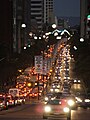 Saint Georges Terrace, at night