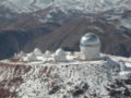 Observatory Cerro Tololo - Atacama desert. Chile.