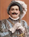 Hand-colored picture of Caruso as Rigoletto