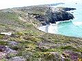 Falaise juste au nord de la pointe de Lostmarc'h.