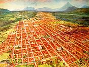 English: City overview in 1915 Español: Panorámica de la ciudad 1915