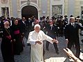 Pope Benedict XVI visiting Brixen, 2008