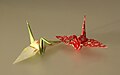 日本語: 折鶴 English: Folded paper cranes