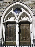 Scots' Church Gate in Russell Street