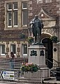 Statue of Richard Trevithick, in front of the Public Library.