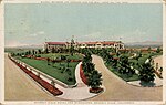 Thumbnail for File:Midway between Los Angeles and the Sea, Open all the year, Beverly Hills Hotel and Bungalows,... (NBY 21673).jpg