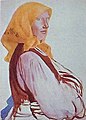 Крестьянская девушка Поля (этюд). 1915