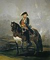 Carlos IV a caballo, painting by Francisco de Goya