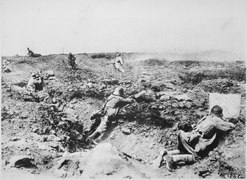 German infantry on the battlefield. Underwood and Underwood, 08-07-1914 - NARA - 533680.tif
